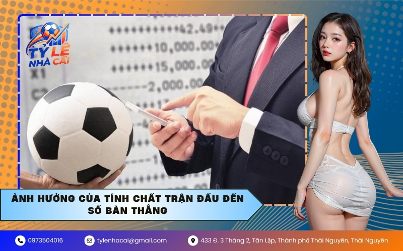 Ảnh hưởng của tính chất trận đấu đến số bàn thắng