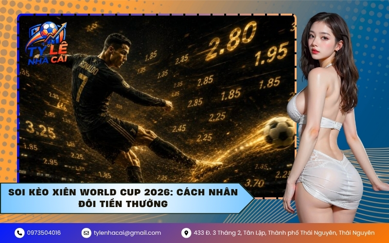 Soi kèo xiên World Cup 2026: Cách nhân đôi tiền thưởng