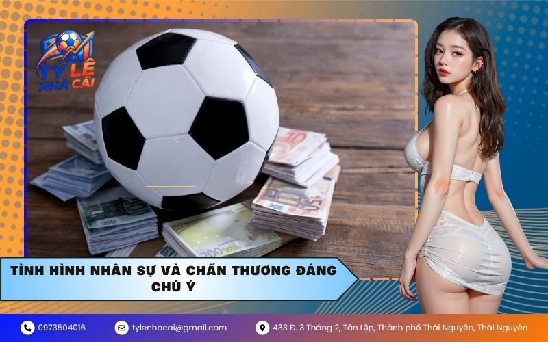 Tình hình nhân sự và chấn thương đáng chú ý